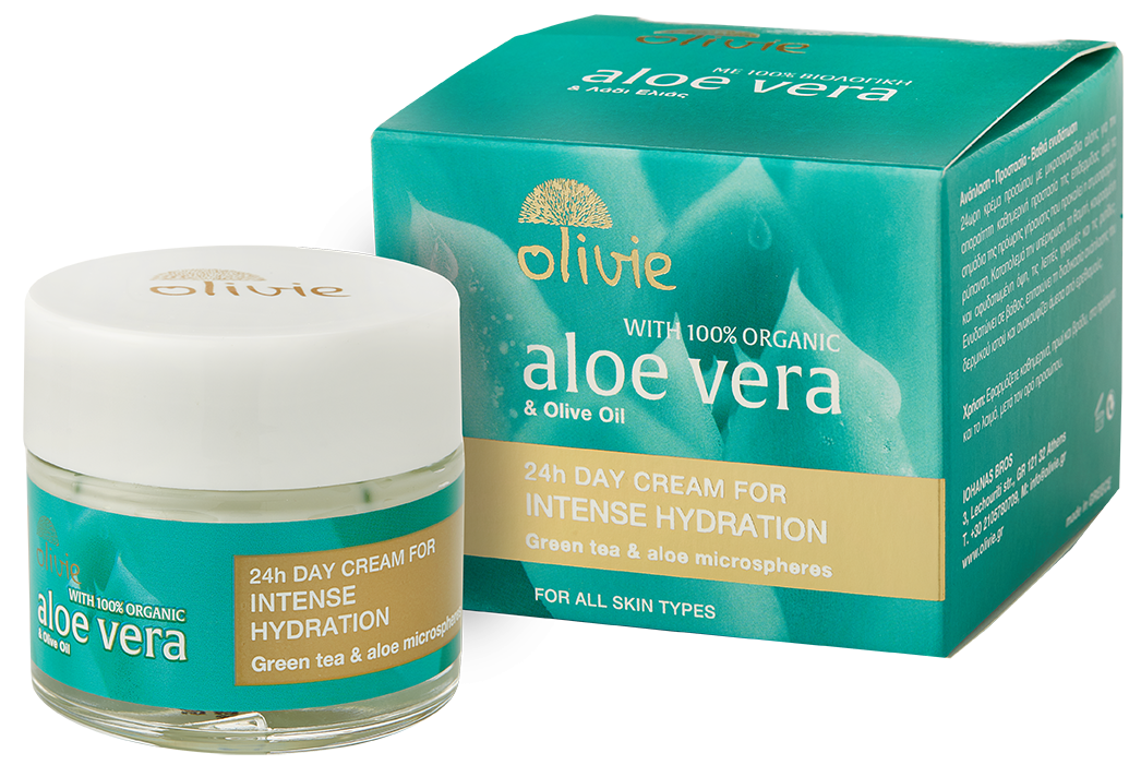 24H DAY CREAM FOR INTENSE HYDRATION ALOE VERA WITH ALOE VERA EXTRACT